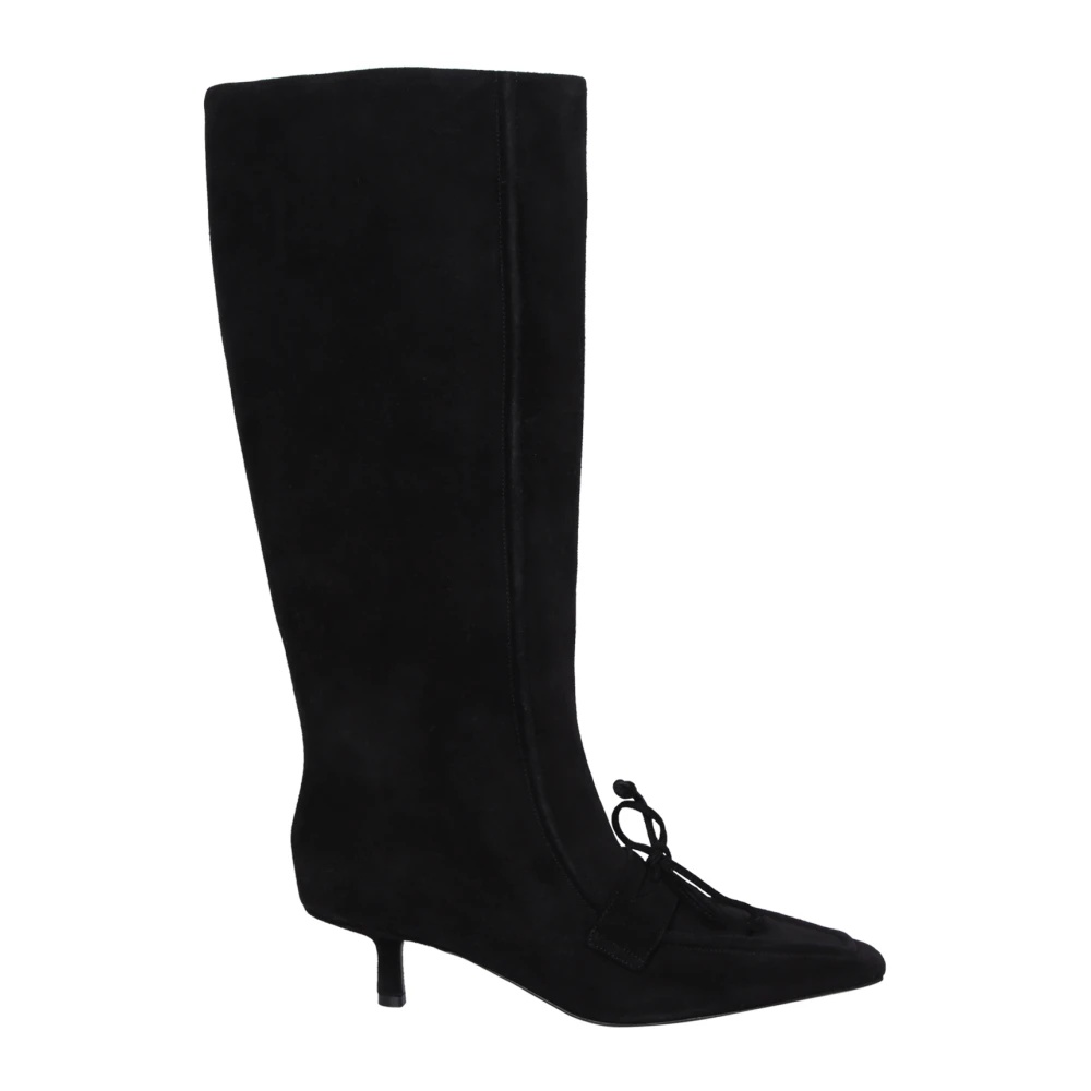 BLACK ANKLE BOOTS FOR WOMEN - 1
