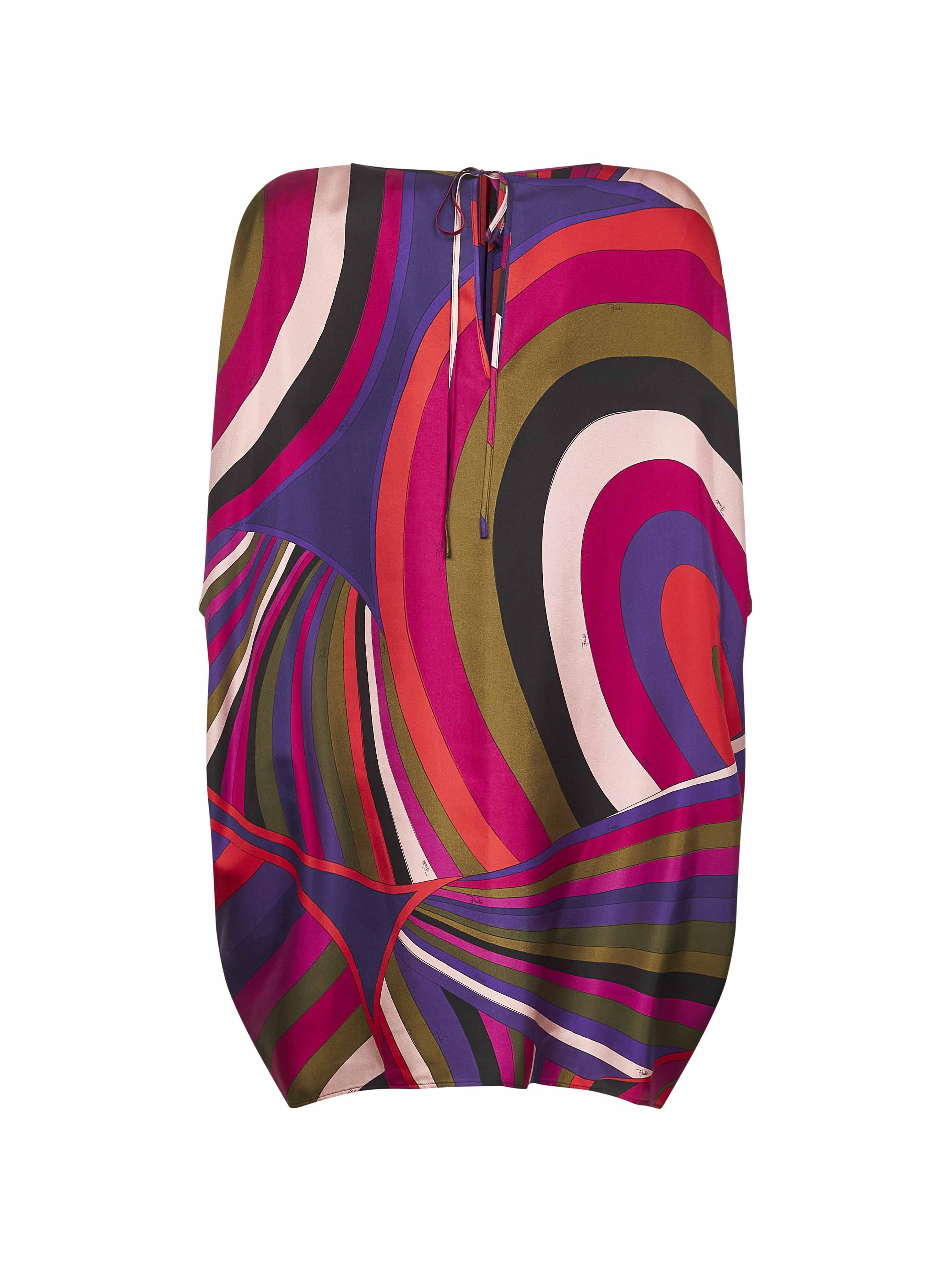 Pucci Women Iride Print Silk Short Caftan - 2