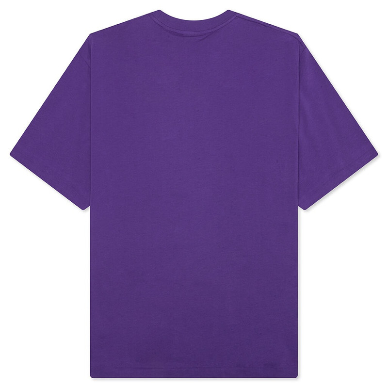 A BATHING APE® PIXAL COLLEGE RELAXED FIT TEE - PURPLE outlook