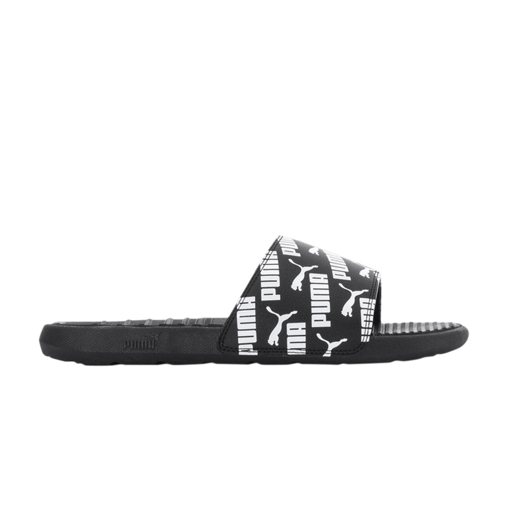 Cool Cat Bold 2 Slide 'Allover Logo - Black White' - 1