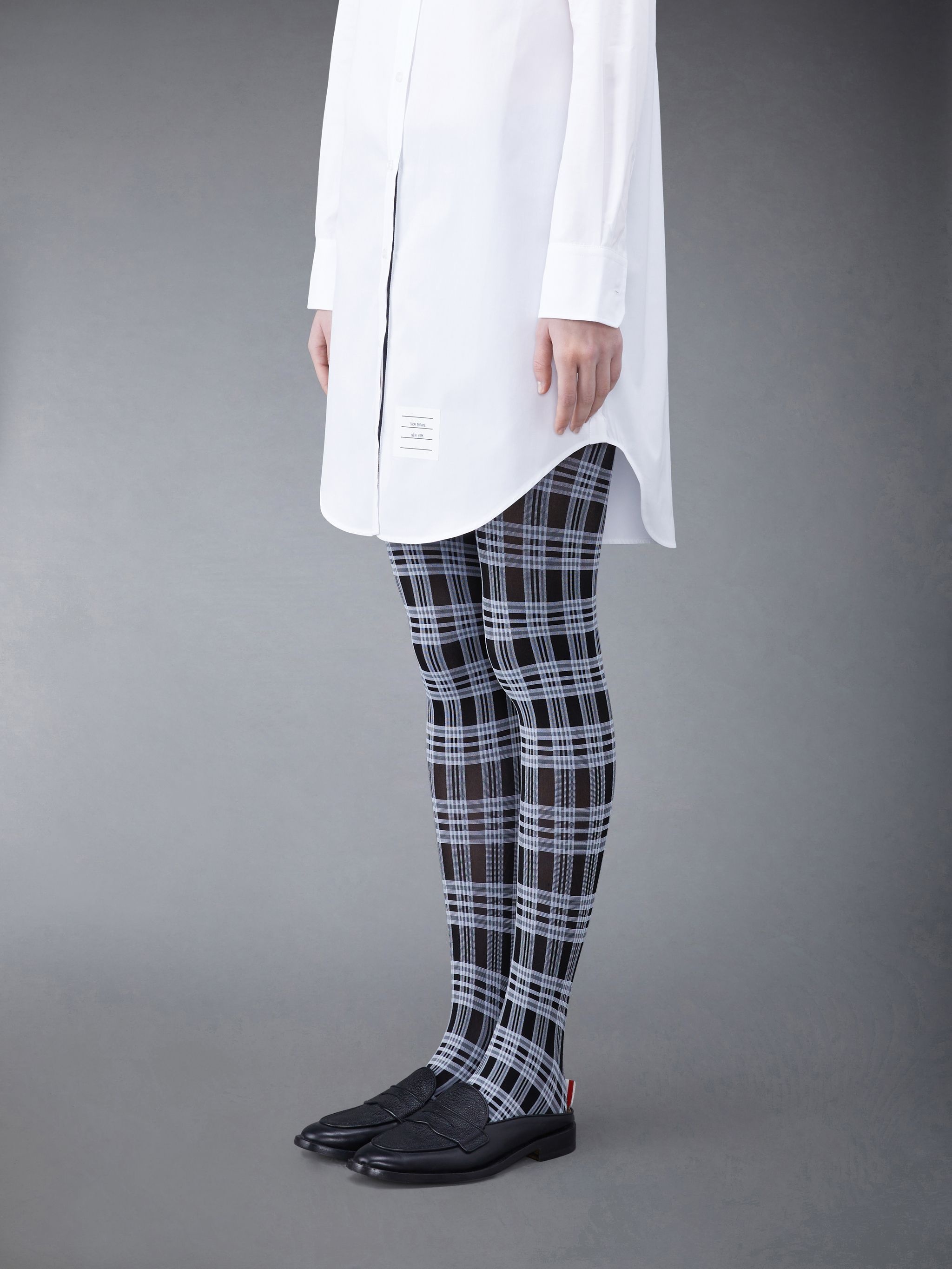 Prince of Wales Check Semi Opaque Tights - 2
