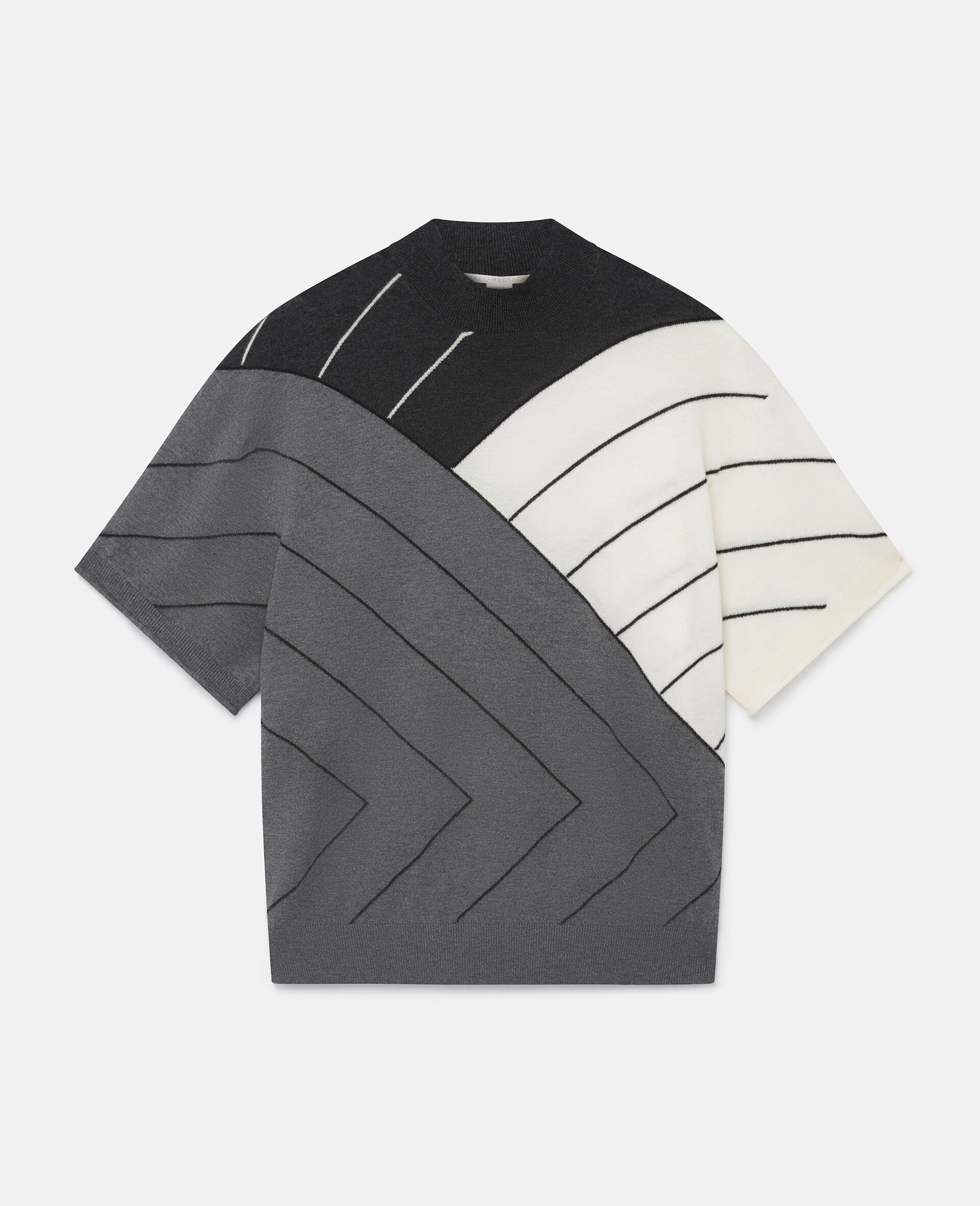Stella By Stella Chalk Striped Short Sleeve Jumper - 1