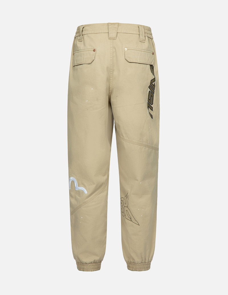 EVISU MULTI-LOGO PRINT LOOSE-FIT JOGGER PANTS outlook