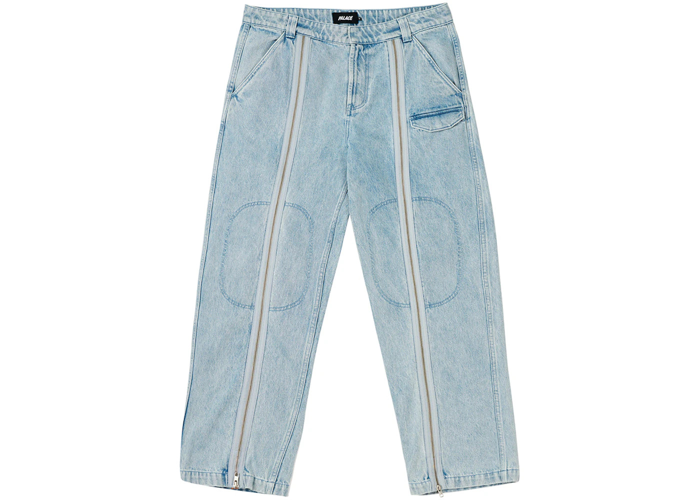 Palace Zipped Flight Trouser Stone Wash - 2