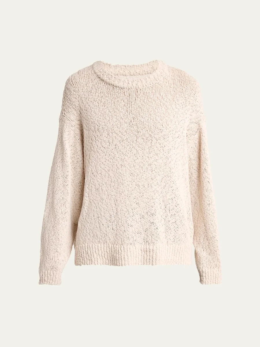 Men's Risotto Cotton Texture-Knit Crewneck Sweater - 1
