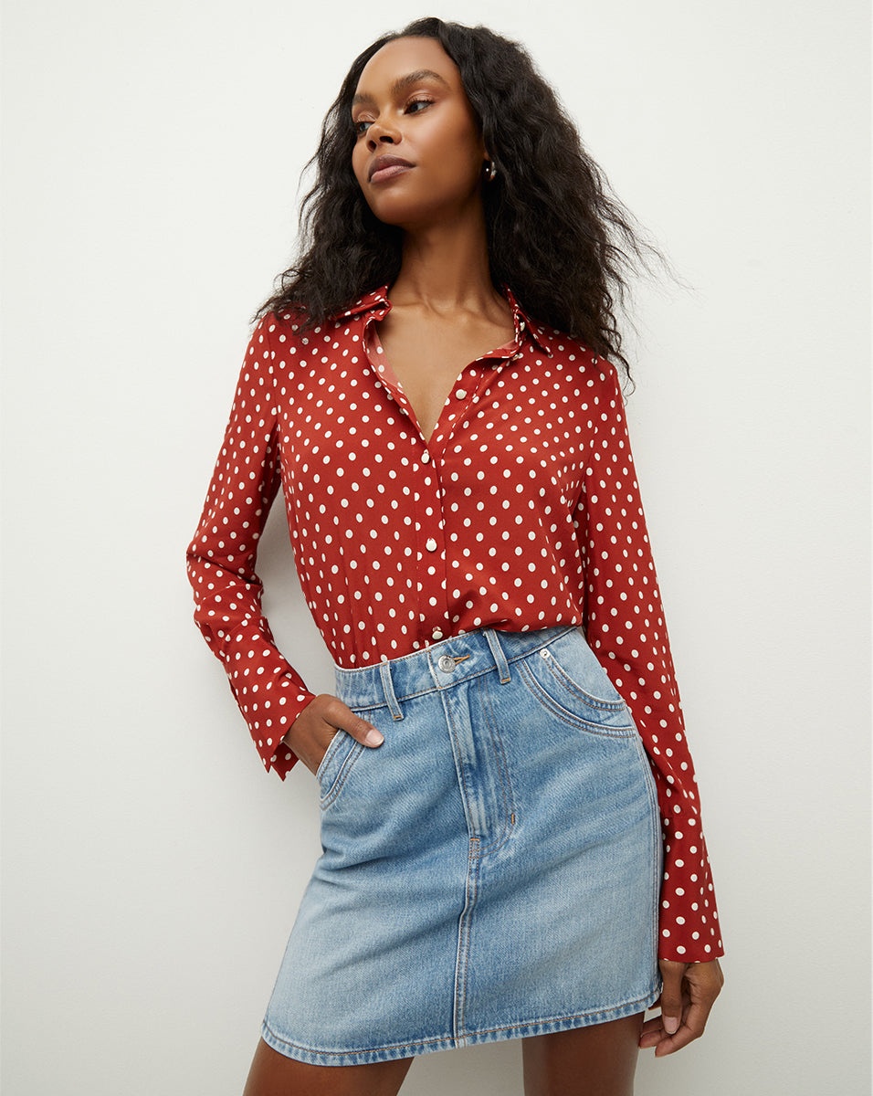 MONIQUE POLKA-DOT SHIRT - 4