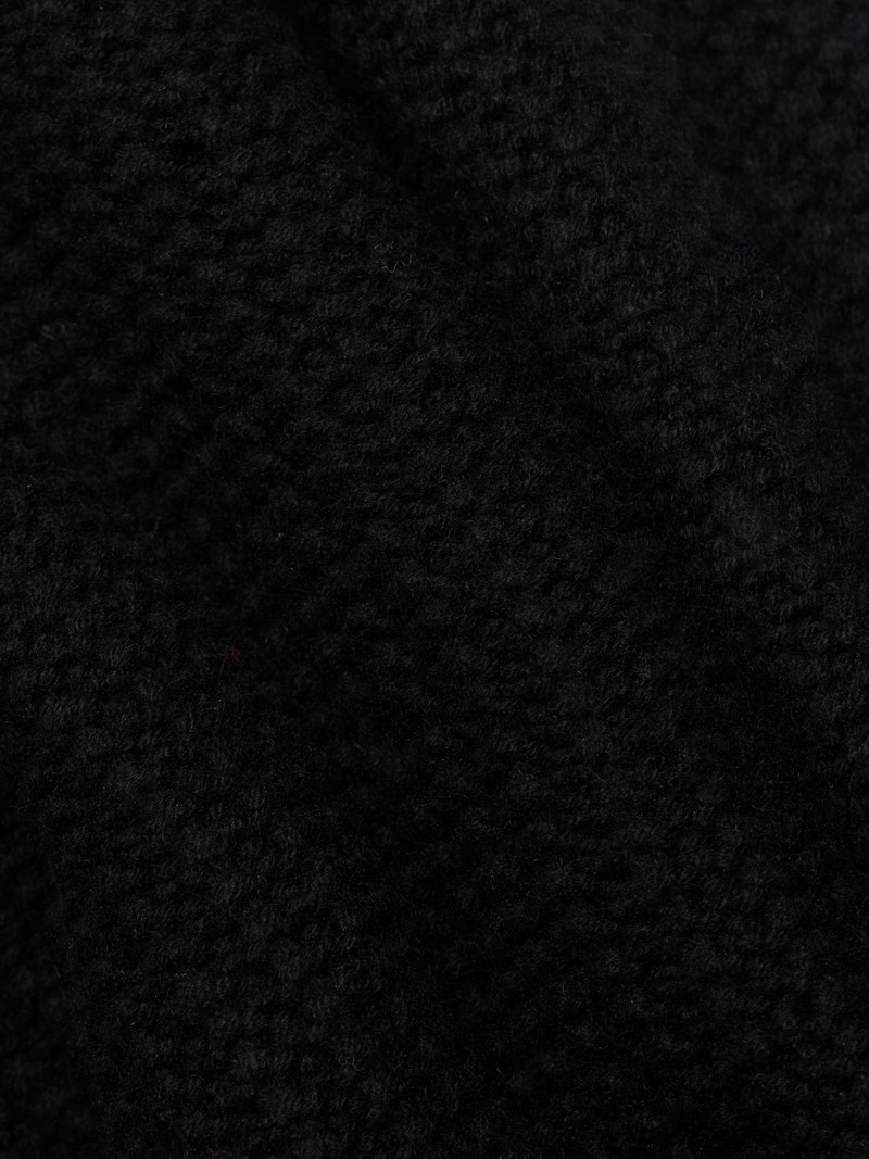 Women's The Femme Wool-Cashmere Cardigan - Black 7