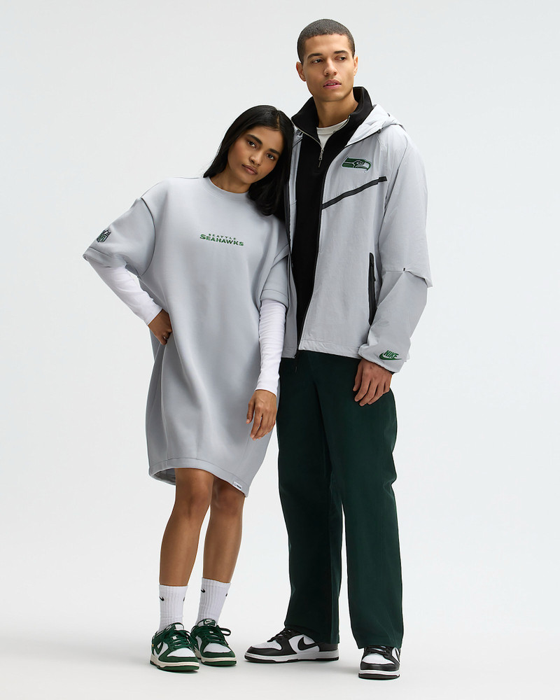 Seattle Seahawks Rivalries Collection Oversized Tech Fleece Women's Nike NFL Dress 9