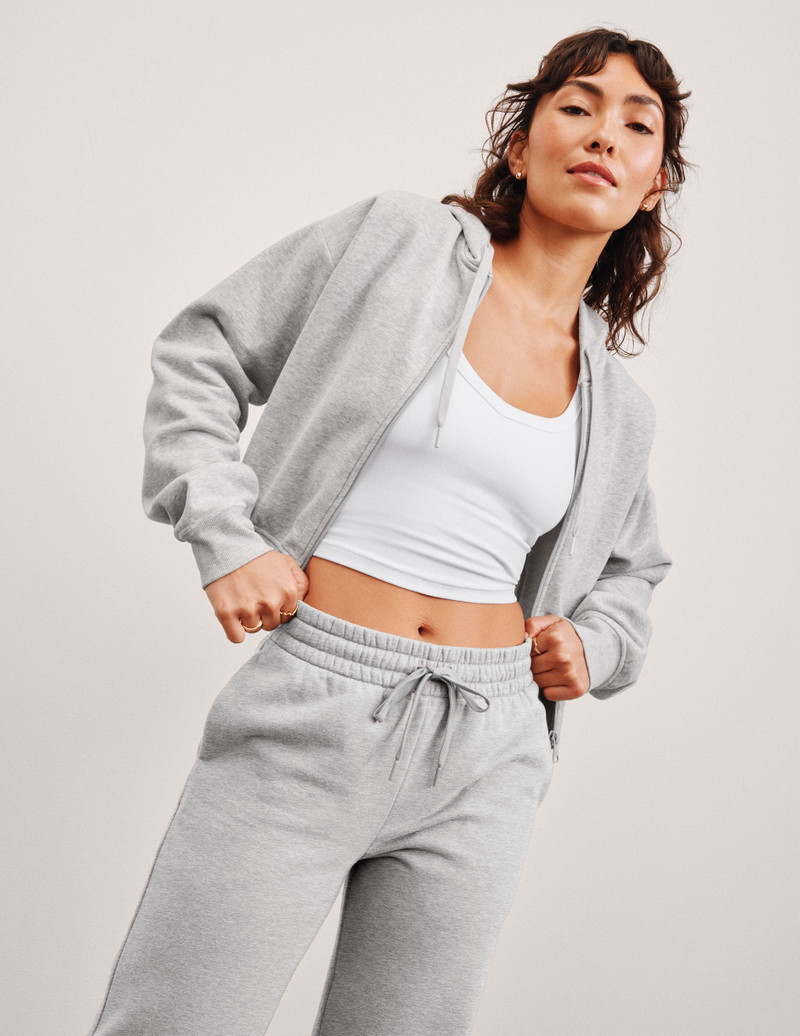 BEYOND YOGA LuxeFleece Zip Up Hoodie outlook