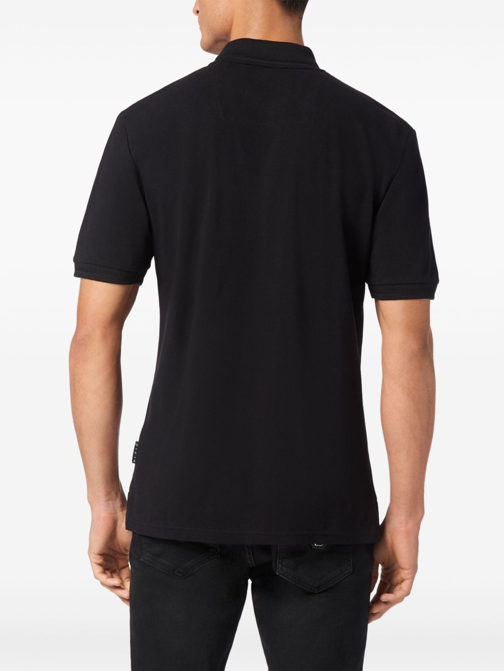 logo-tag polo shirt - 4