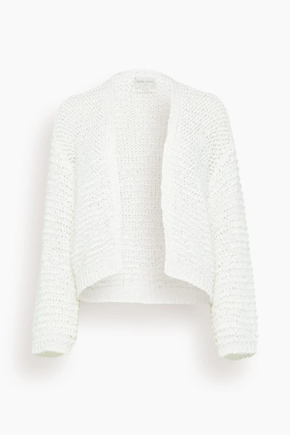 Chamois Tape Cardigan in Bianco - 1