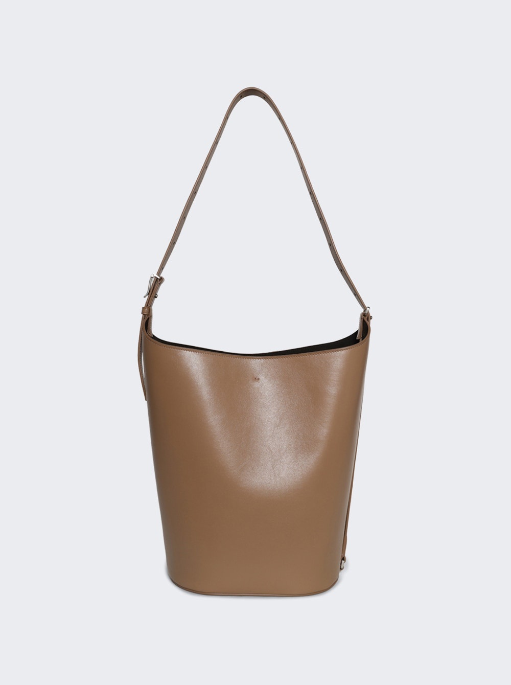 Brant Bucket Bag In Smooth Calf Leather Cumin - 5