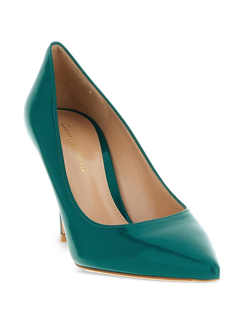 Gianvito Rossi pointed stiletto leather pumps outlook
