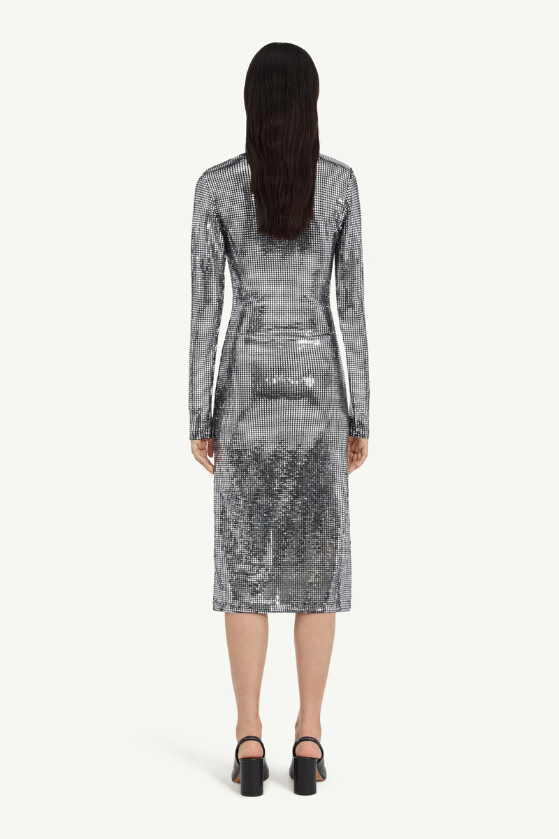 Metallic midi dress 3