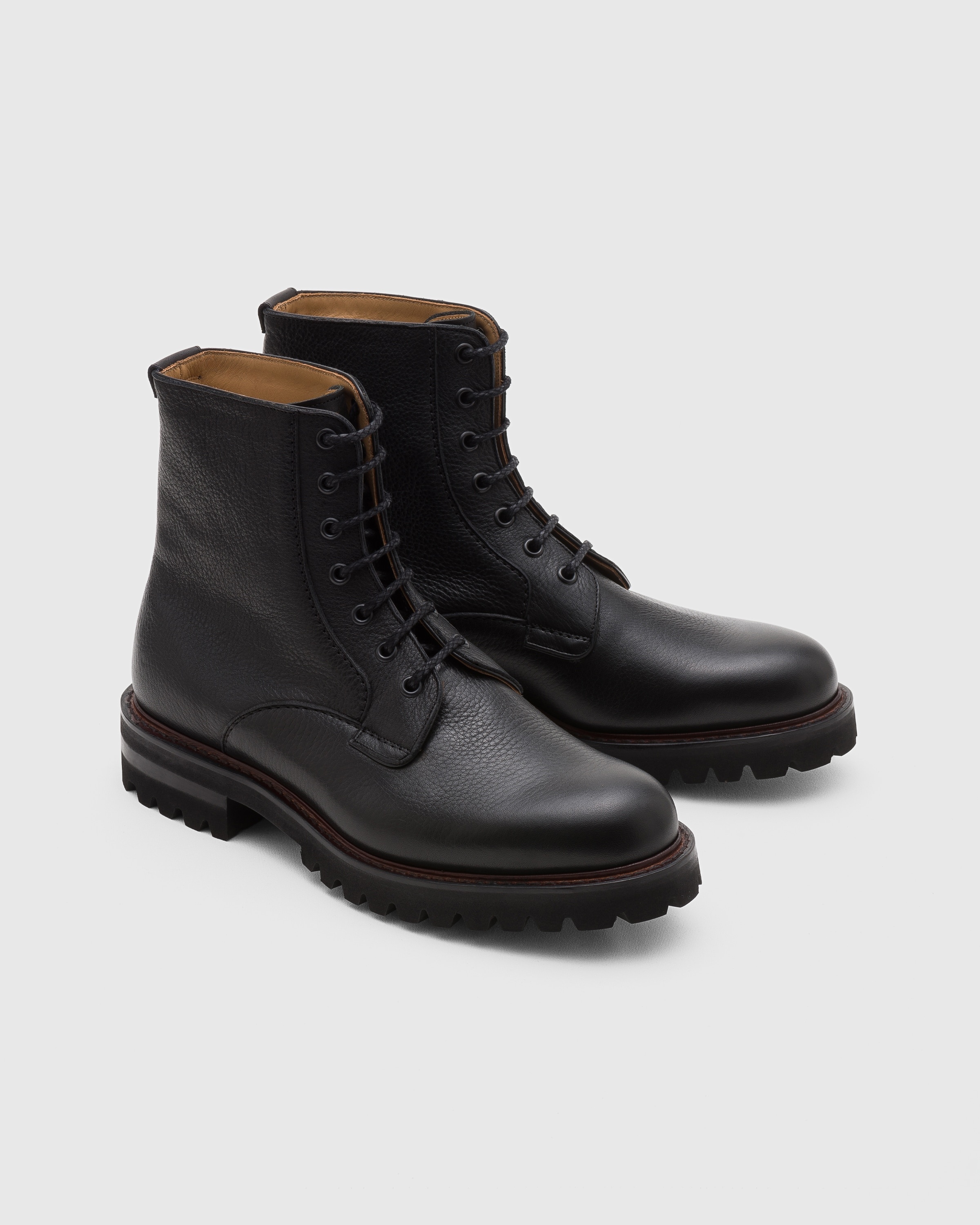 Soft Grain Lace-Up Boot - 2
