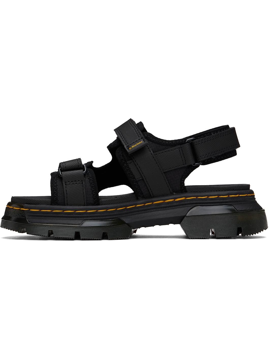 Black Forster Poly Webbing Sandals - 3