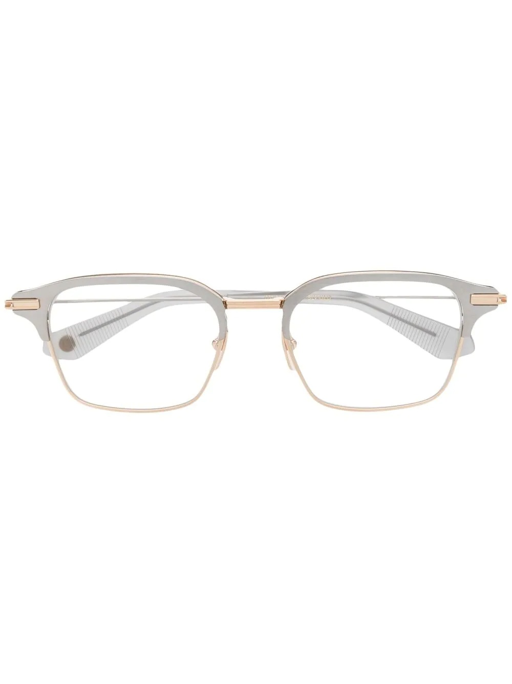 Typographer wayfarer-frame glasses - 1