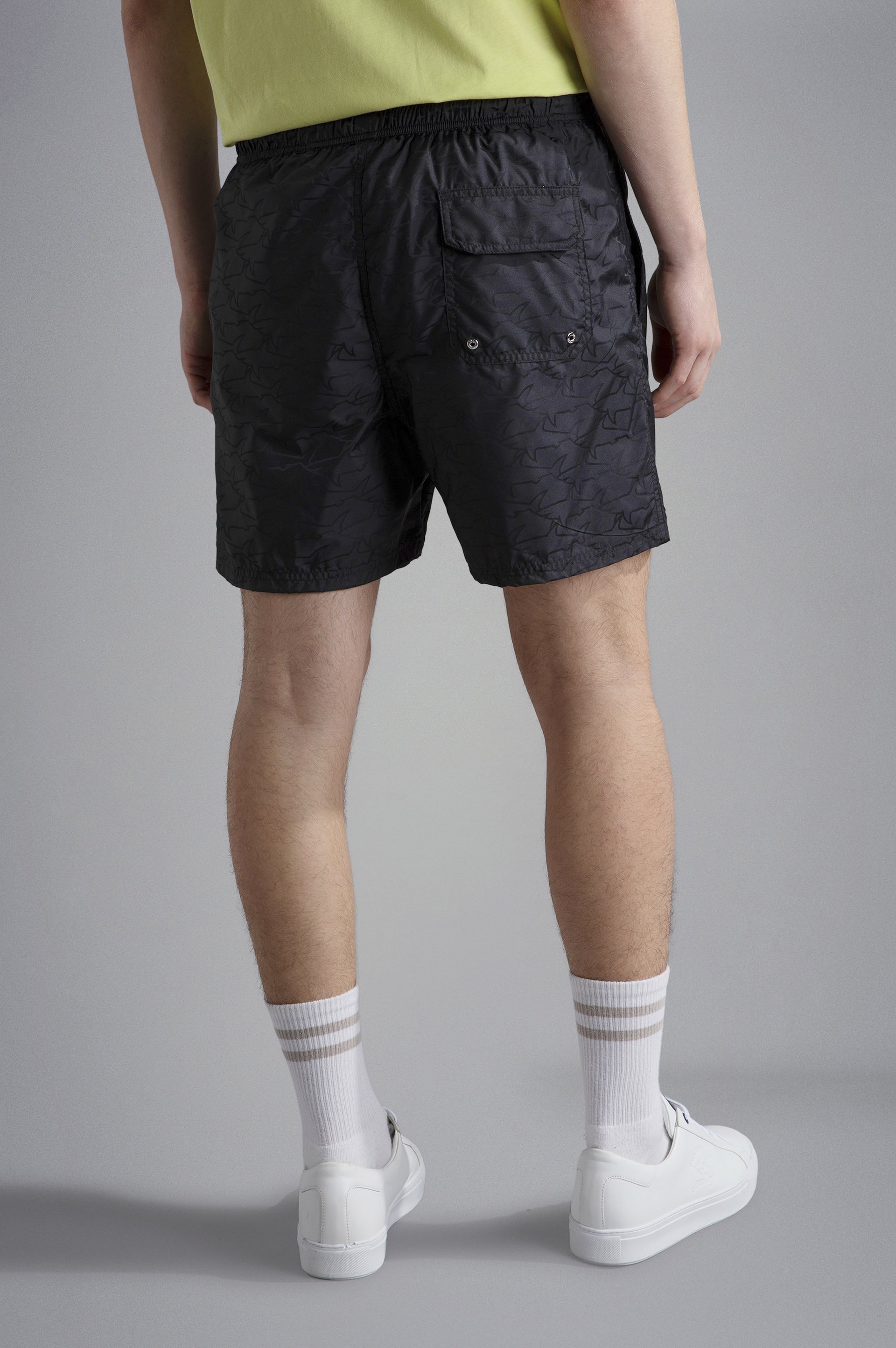 SWIM SHORTS WITH SHARK PRINT - 3