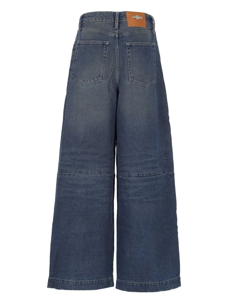Simone Rocha distressed jeans outlook