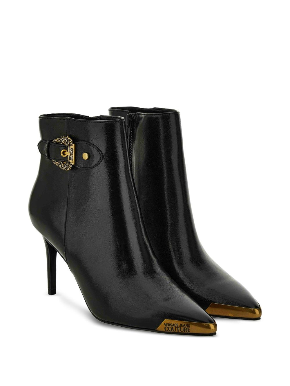 90mm Scarlett buckle-detail ankle boots - 2