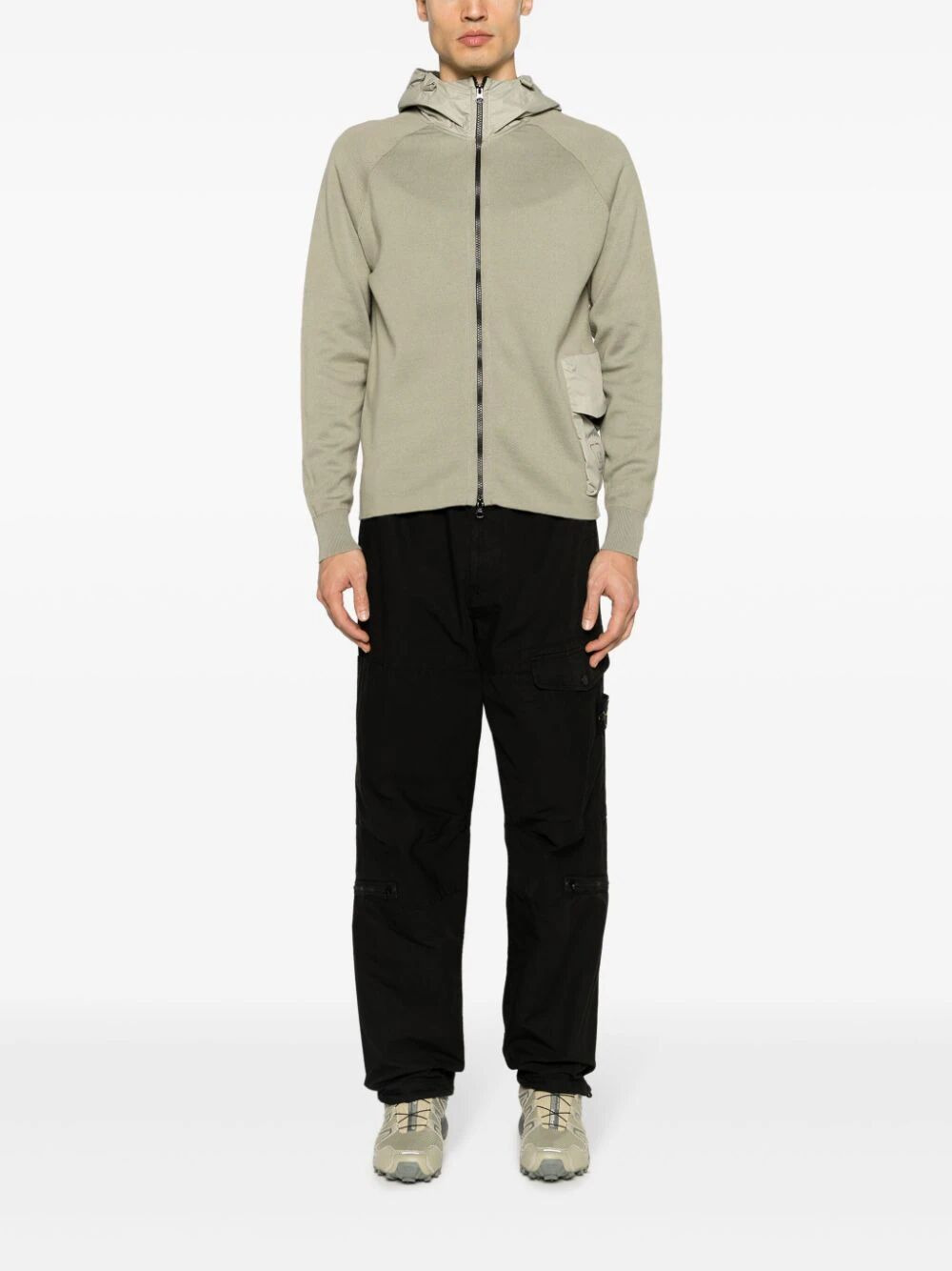 C.P. Company Men Metropolis Series Double Mixed Zipped Hoodie - 4