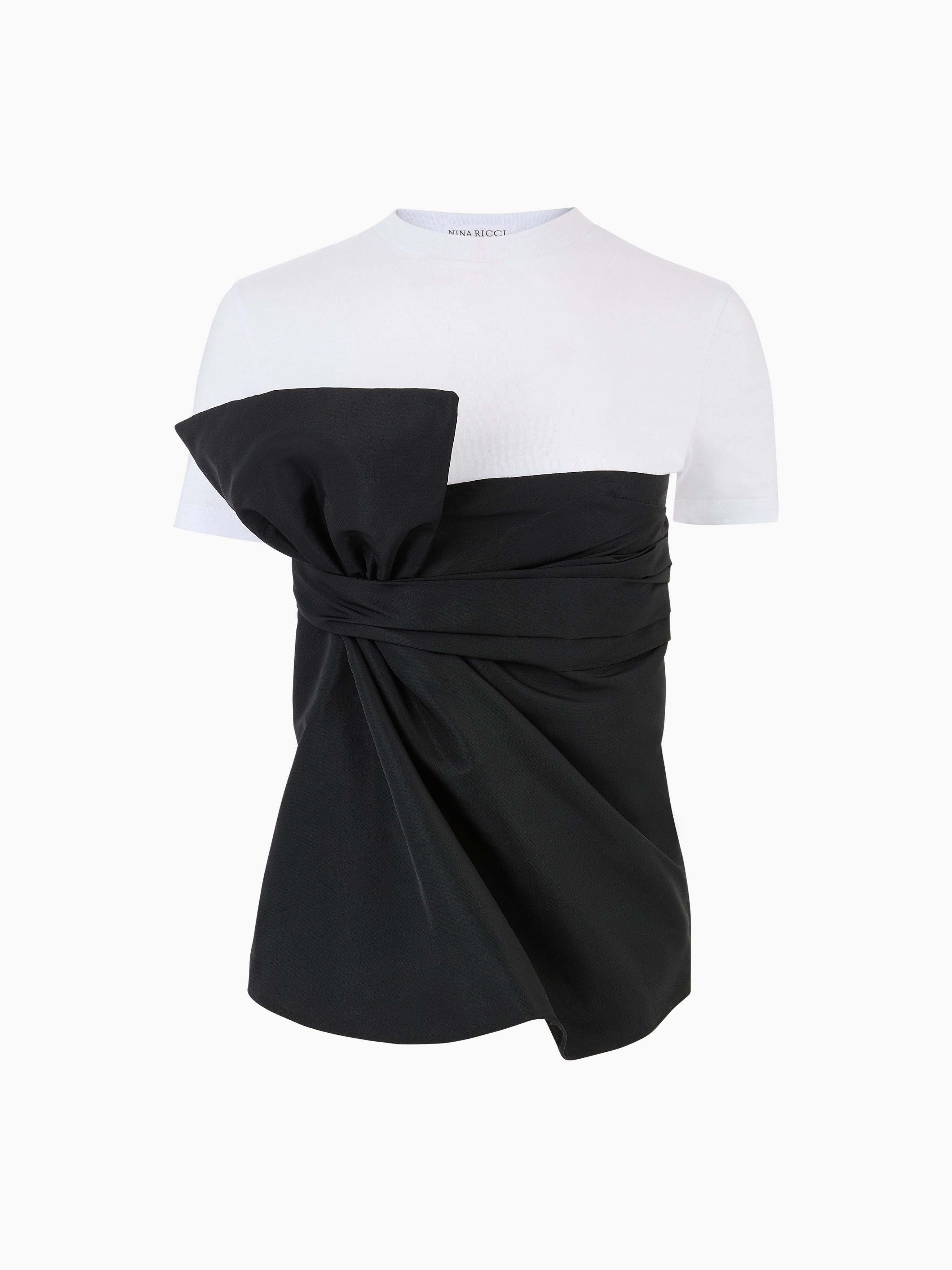 Wrap-Around Bow Tee - 5