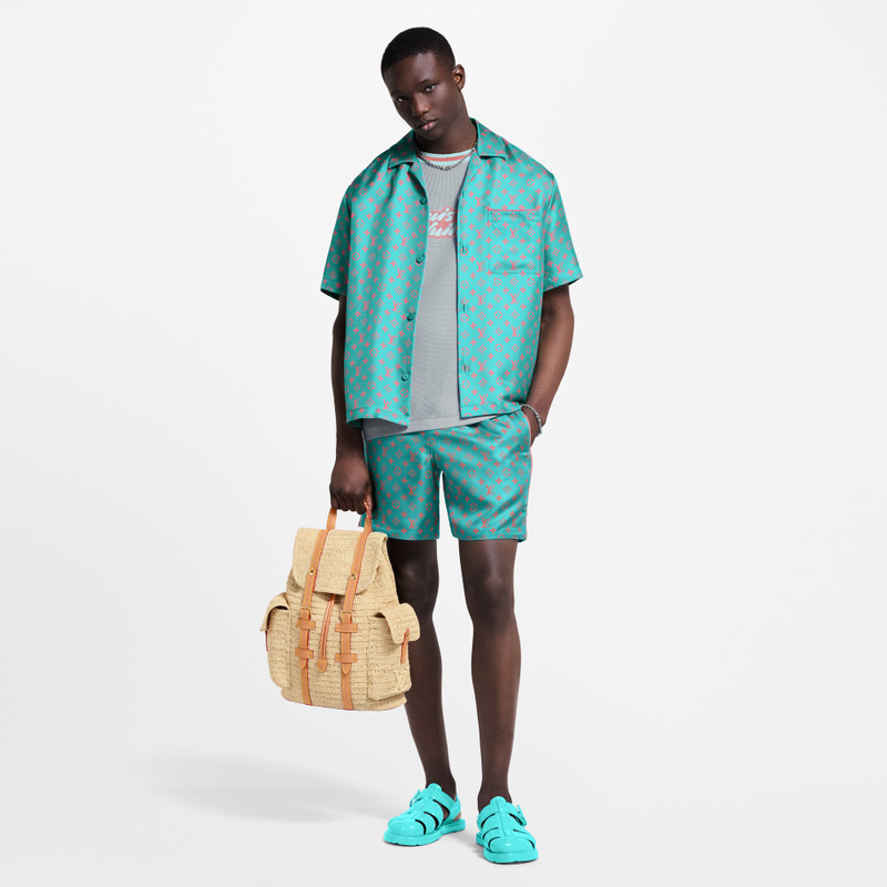 Louis Vuitton Monogram Short-Sleeved Silk Shirt outlook