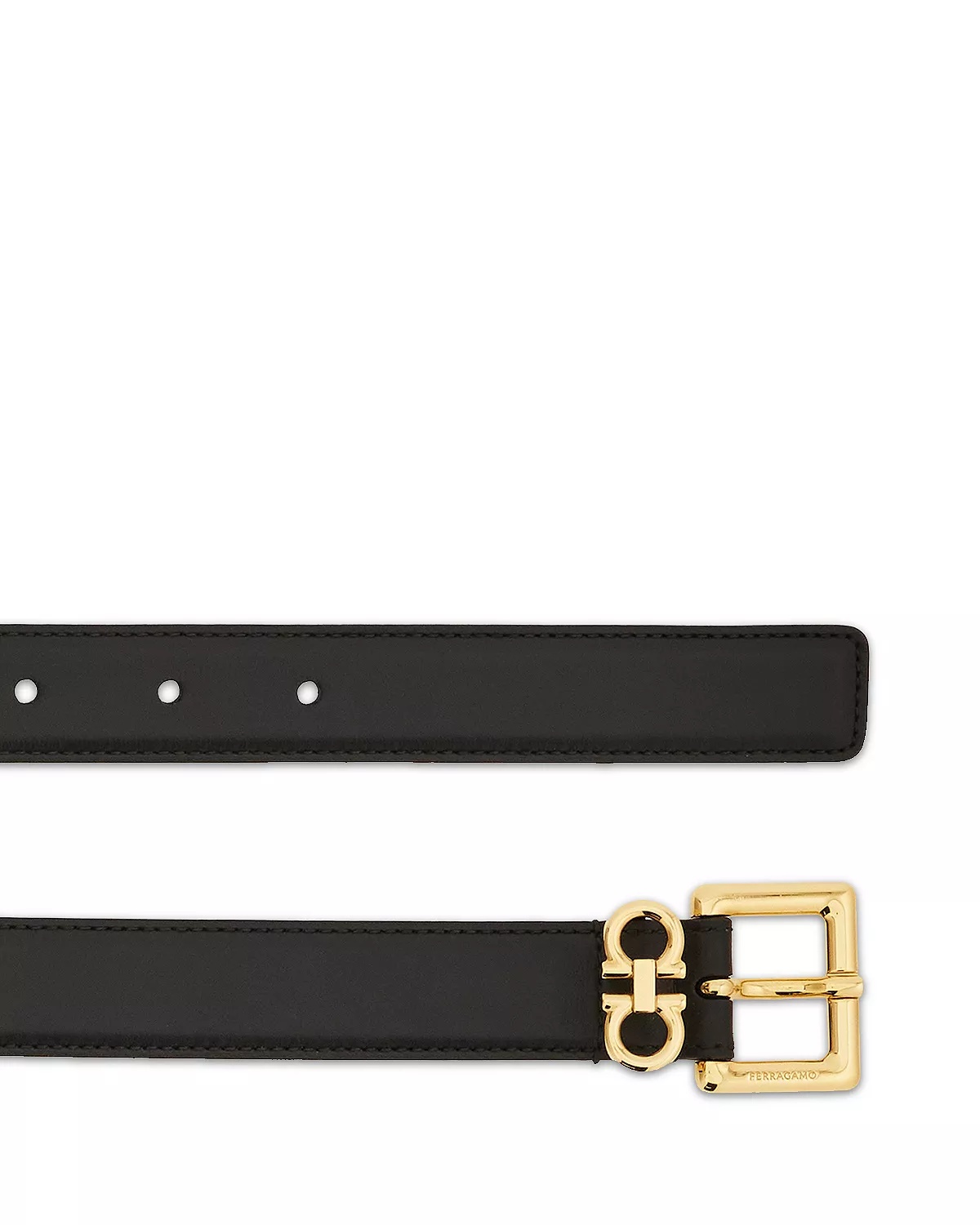 Women's Double Gancini Fixed Belt - 3