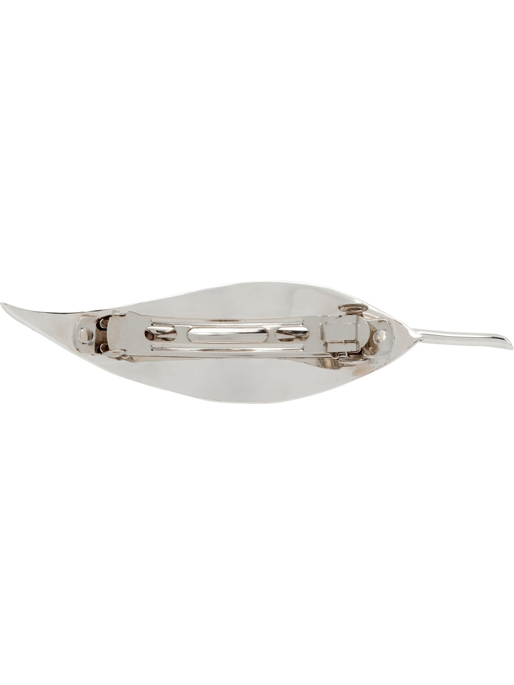 Silver Leaf Barrette - 2