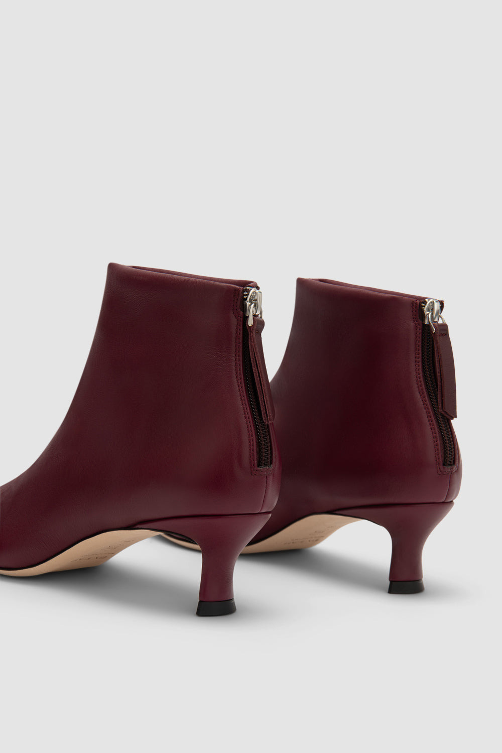 Kitten Stevie 22 Sour Cherry Stretch Nappa Leather Ankle Boot - 5