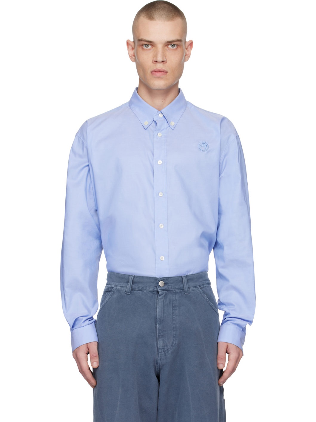 Blue Oxford Shirt - 1