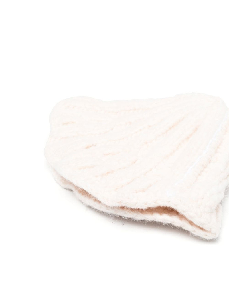 MM6 Maison Margiela ribbed knit bucket hat outlook