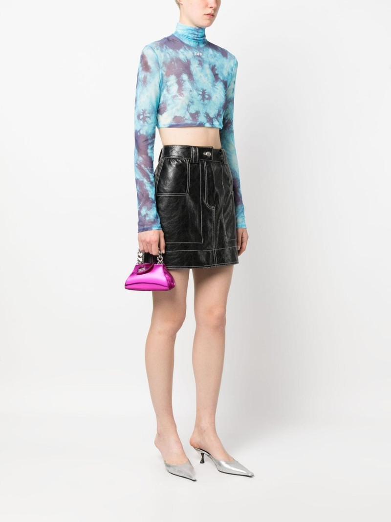 GCDS micro Comma transpallic tote bag outlook