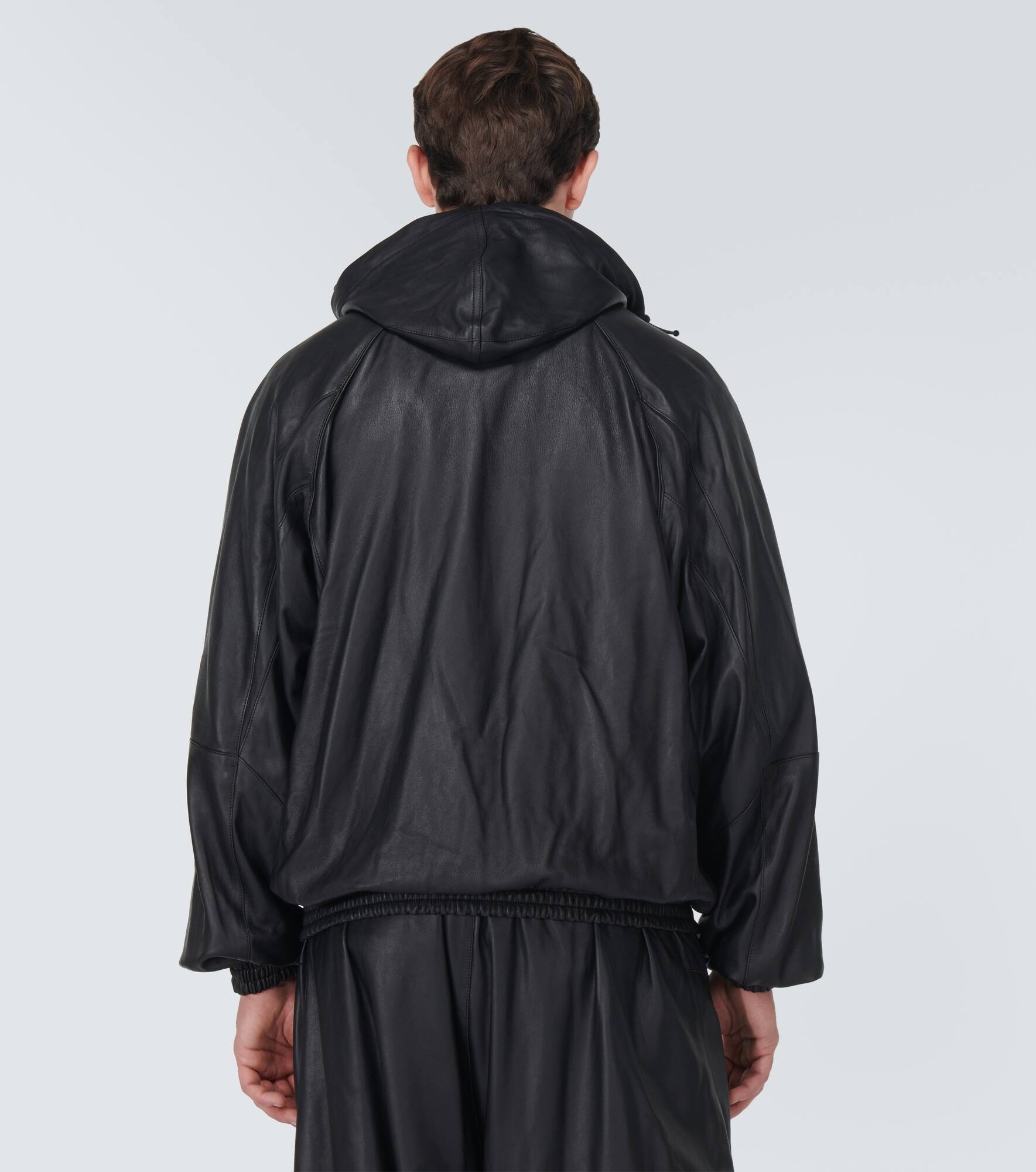 3B Sports Icon leather track jacket - 4