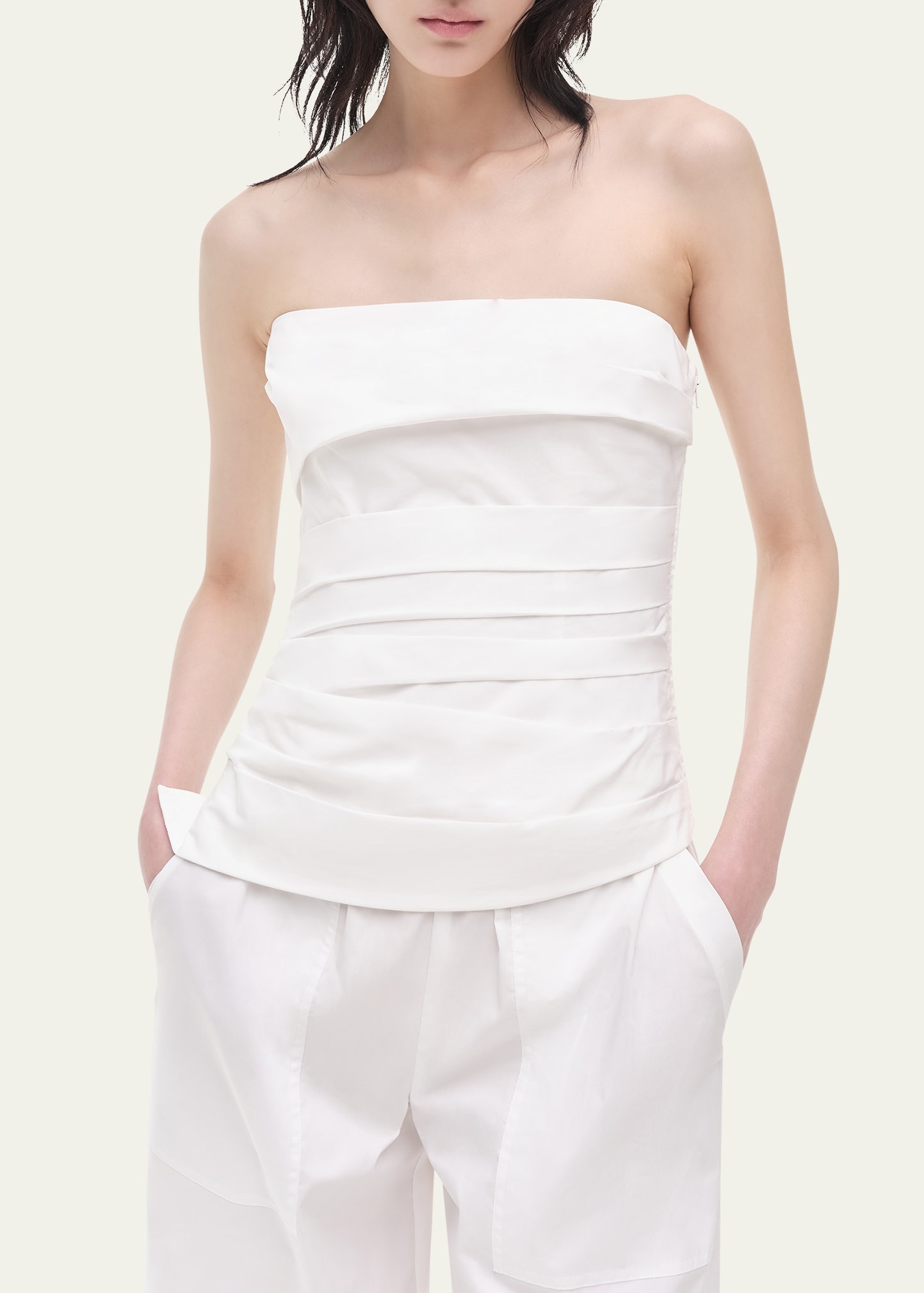 Emerson Ruched Bustier Top - 5