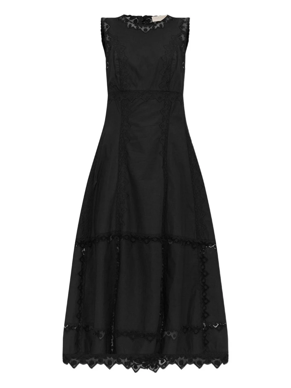 Anela lace-trimmed midi dress - 1