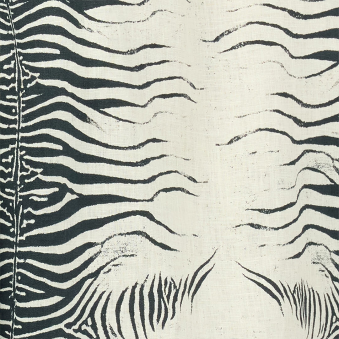Linen Shirt With Mini Zebra Print - 5