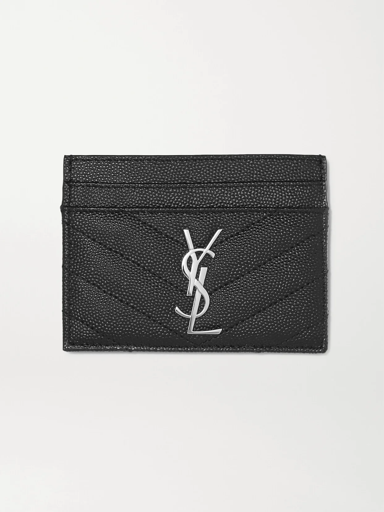 Monogramme Quilted Textured-leather Cardholder - 1