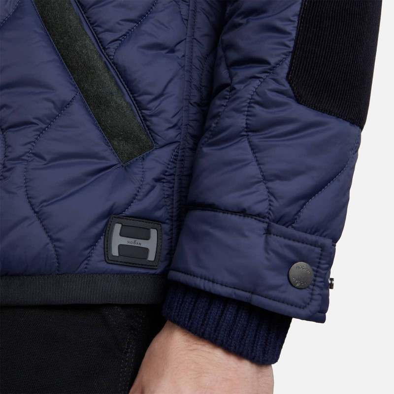 Quilted Shirt Jacket Blue 6