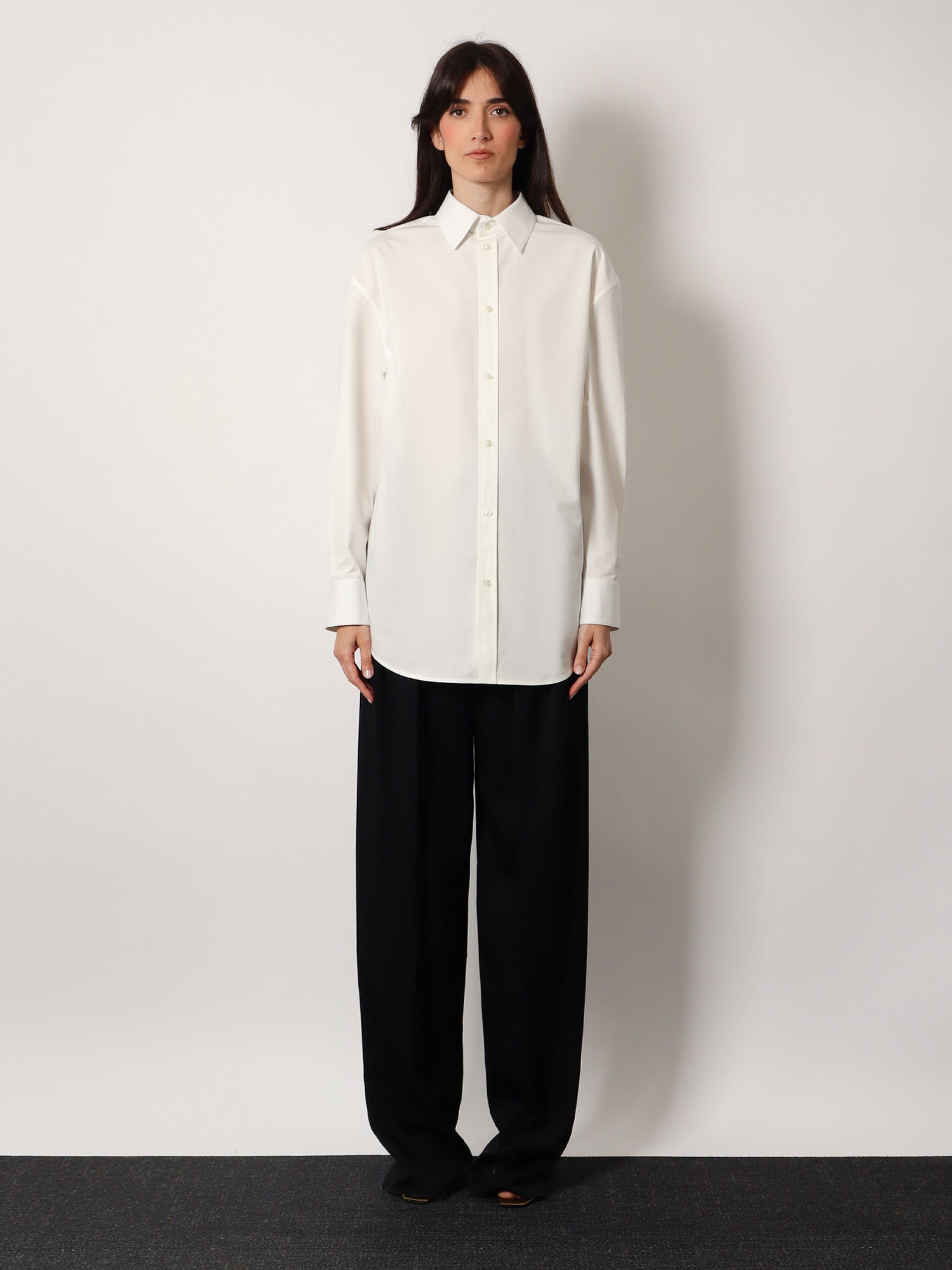 Certified Cotton Shirt With Monogram Embroidery - 3