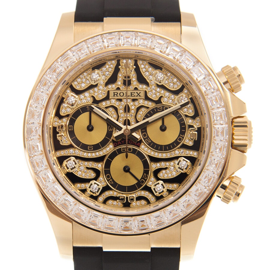 Rolex Cosmograph Daytona Eye of the Tiger Chronograph Automatic Chronometer Diamond Men's Watch 1165 - 2