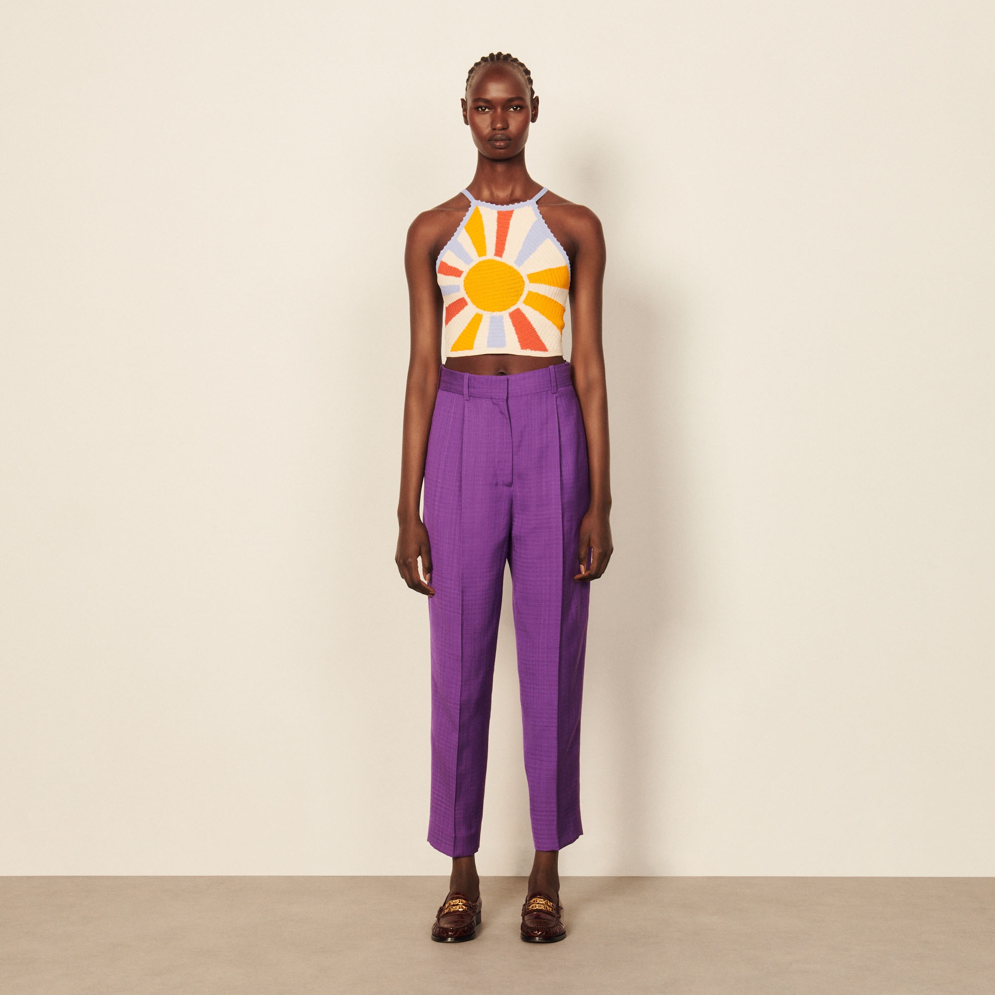 Straight-leg trousers - 7