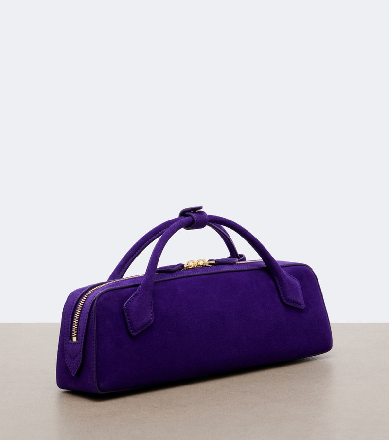 Le Teckel Small suede clutch 4