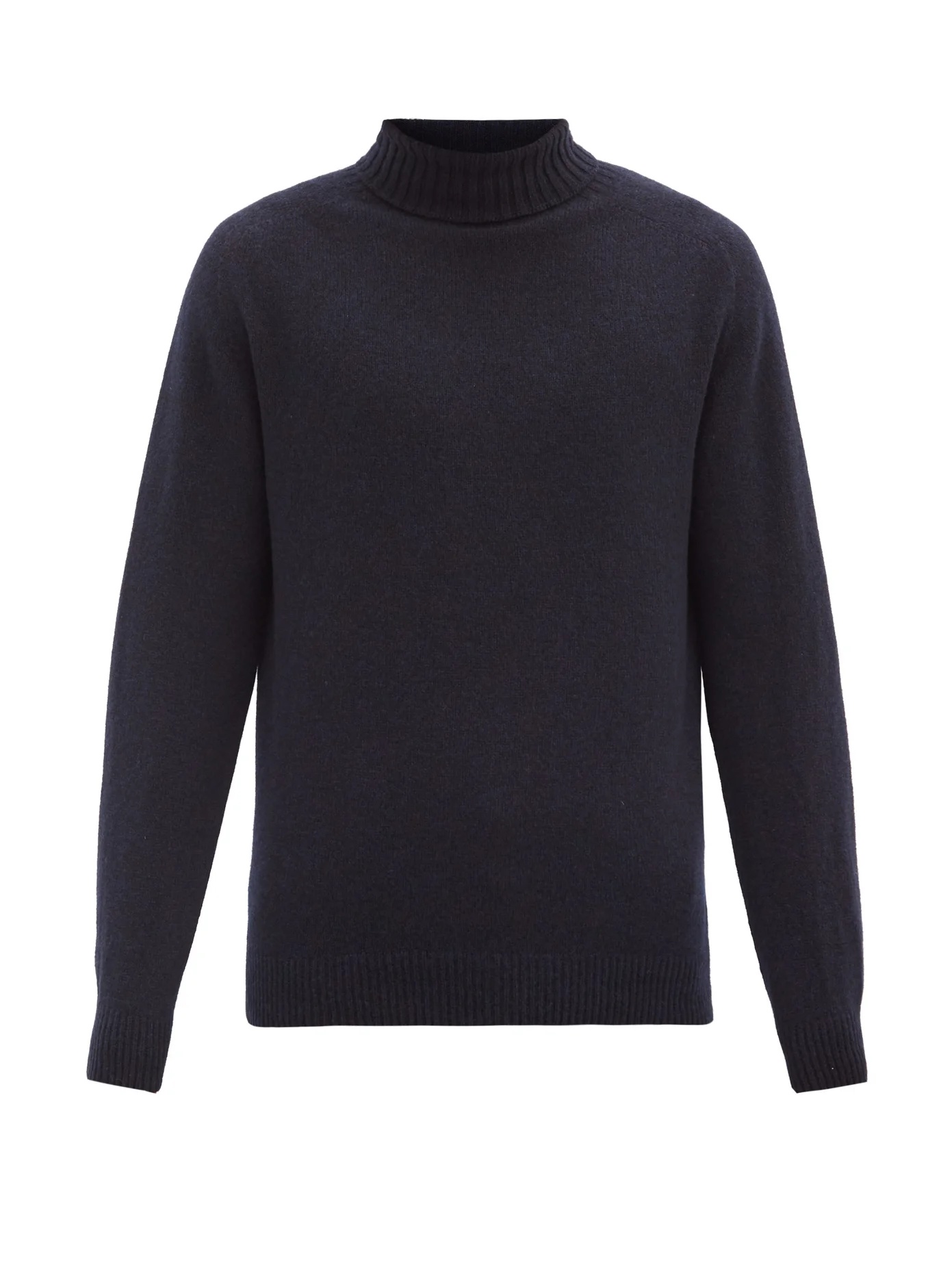 Roll-neck lambswool sweater - 1