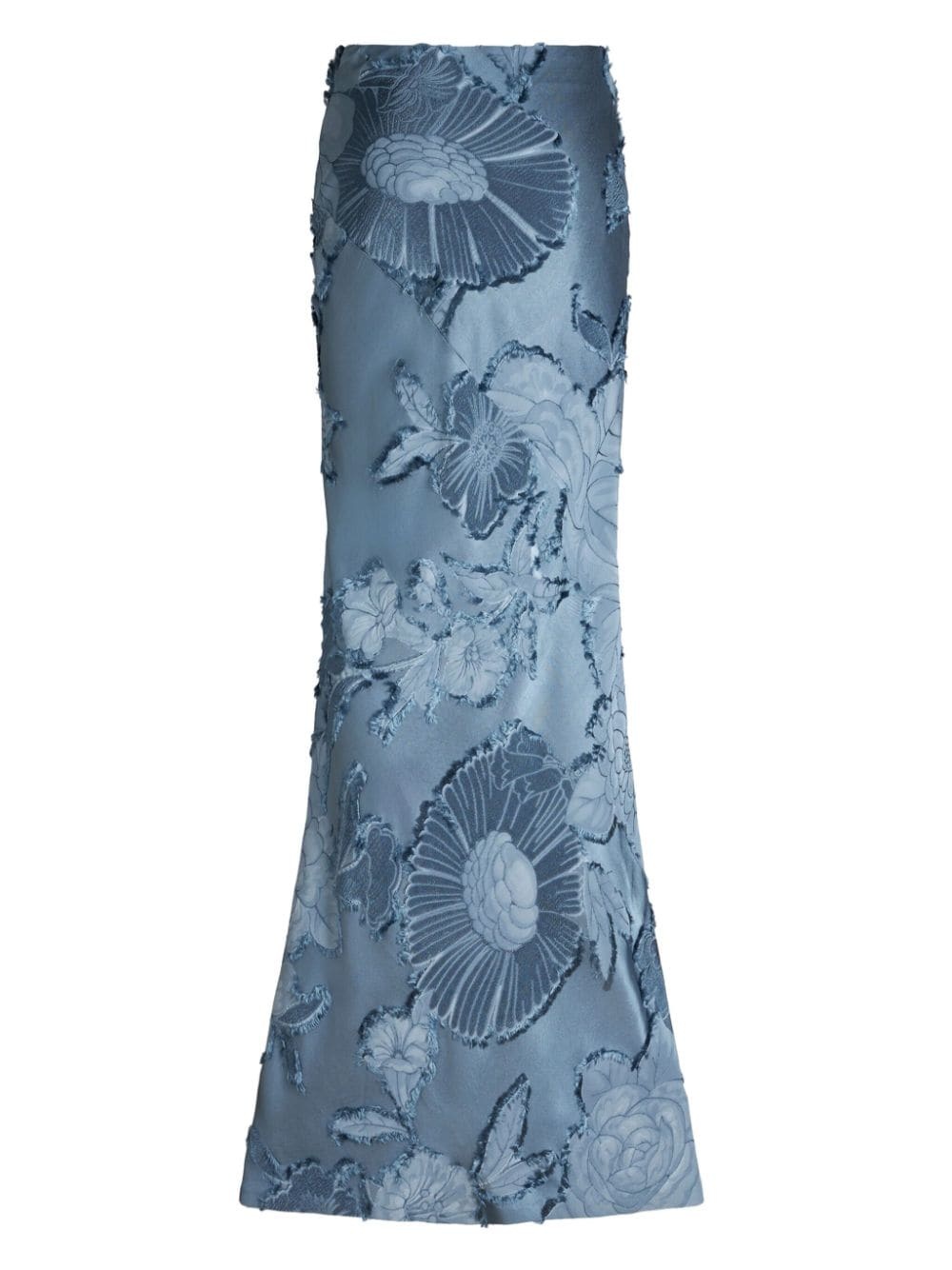 floral-jacquard maxi skirt - 6