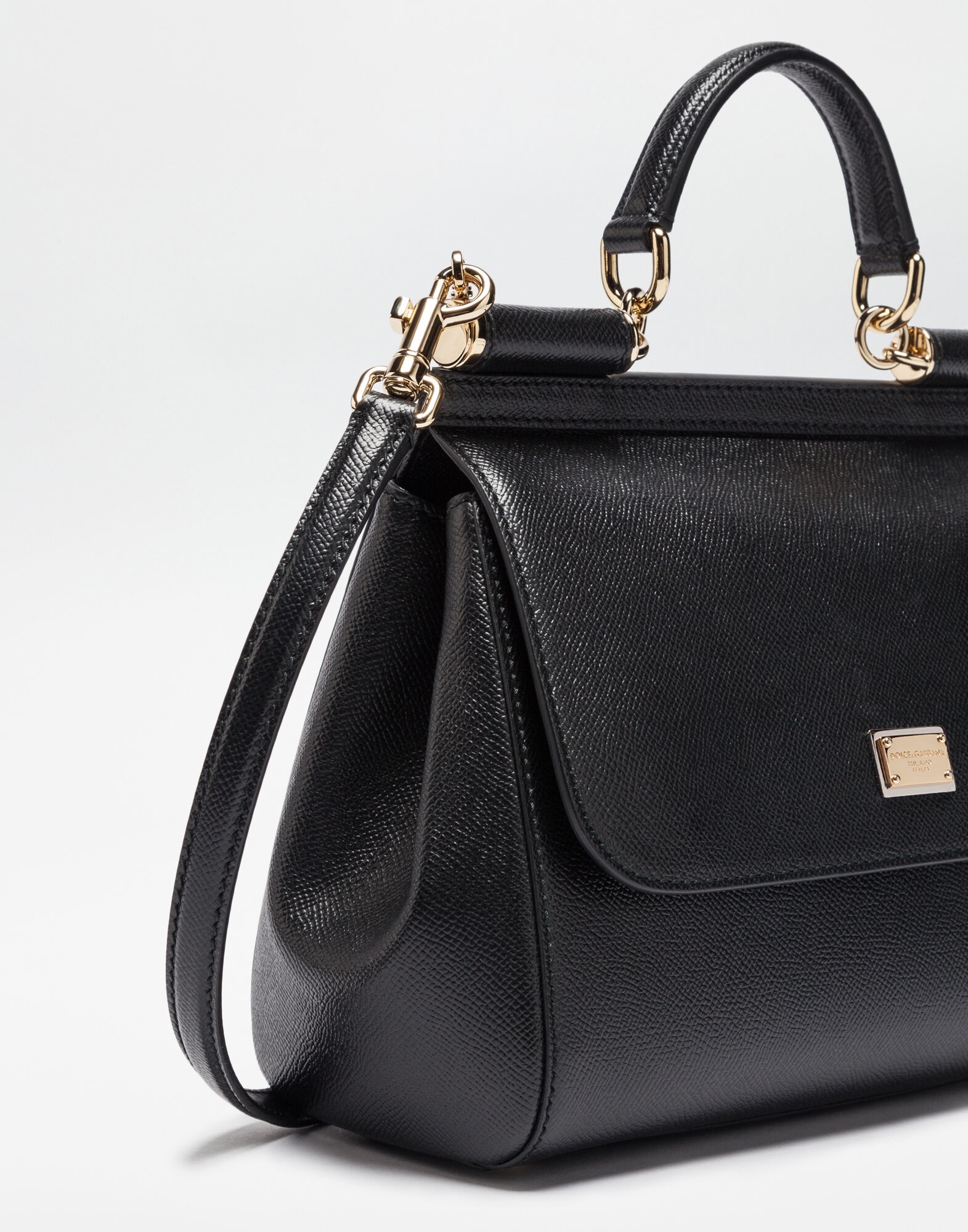 Medium Sicily handbag in dauphine leather - 2