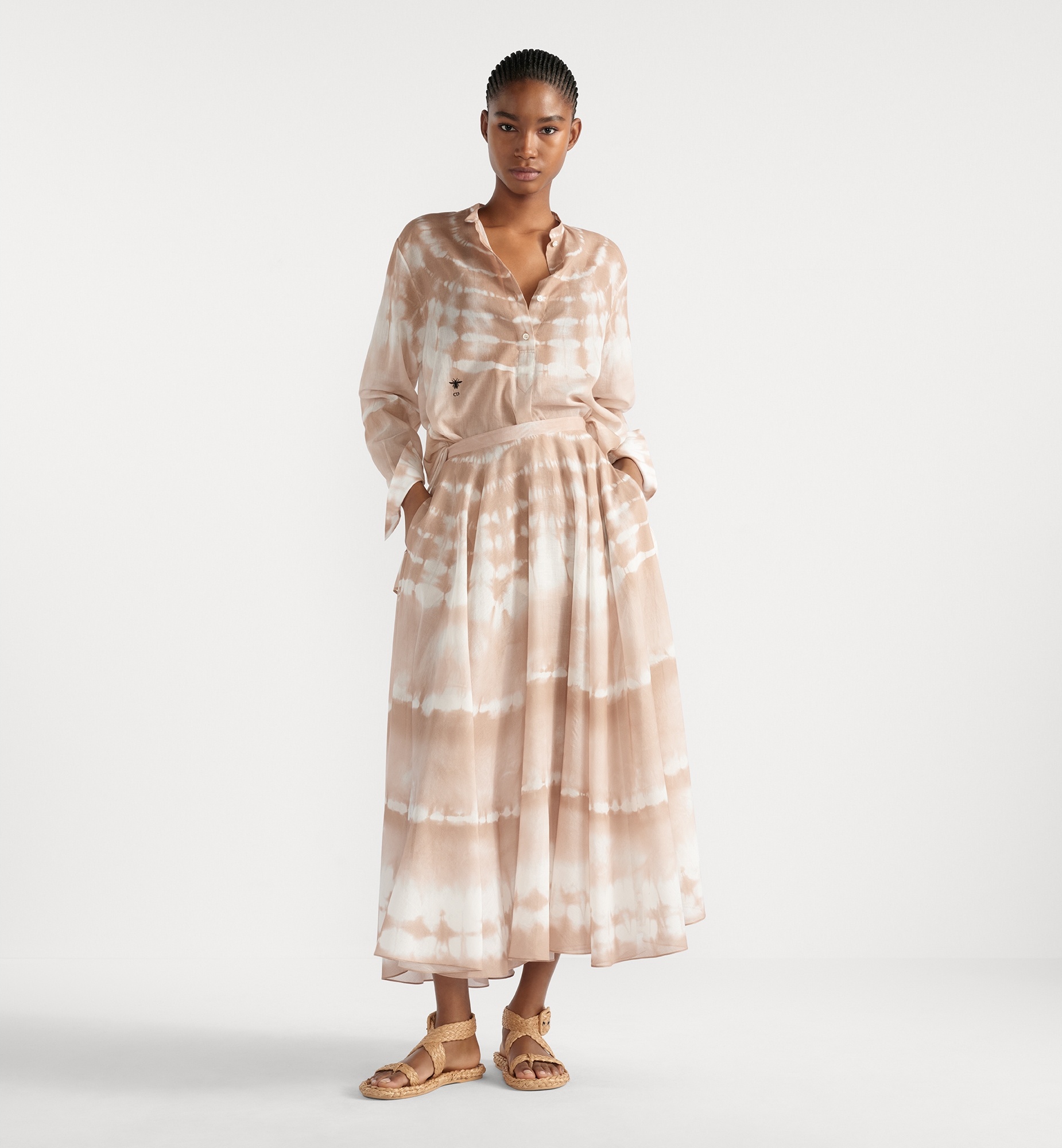 Dioriviera Mid-Length Flared Skirt - 2