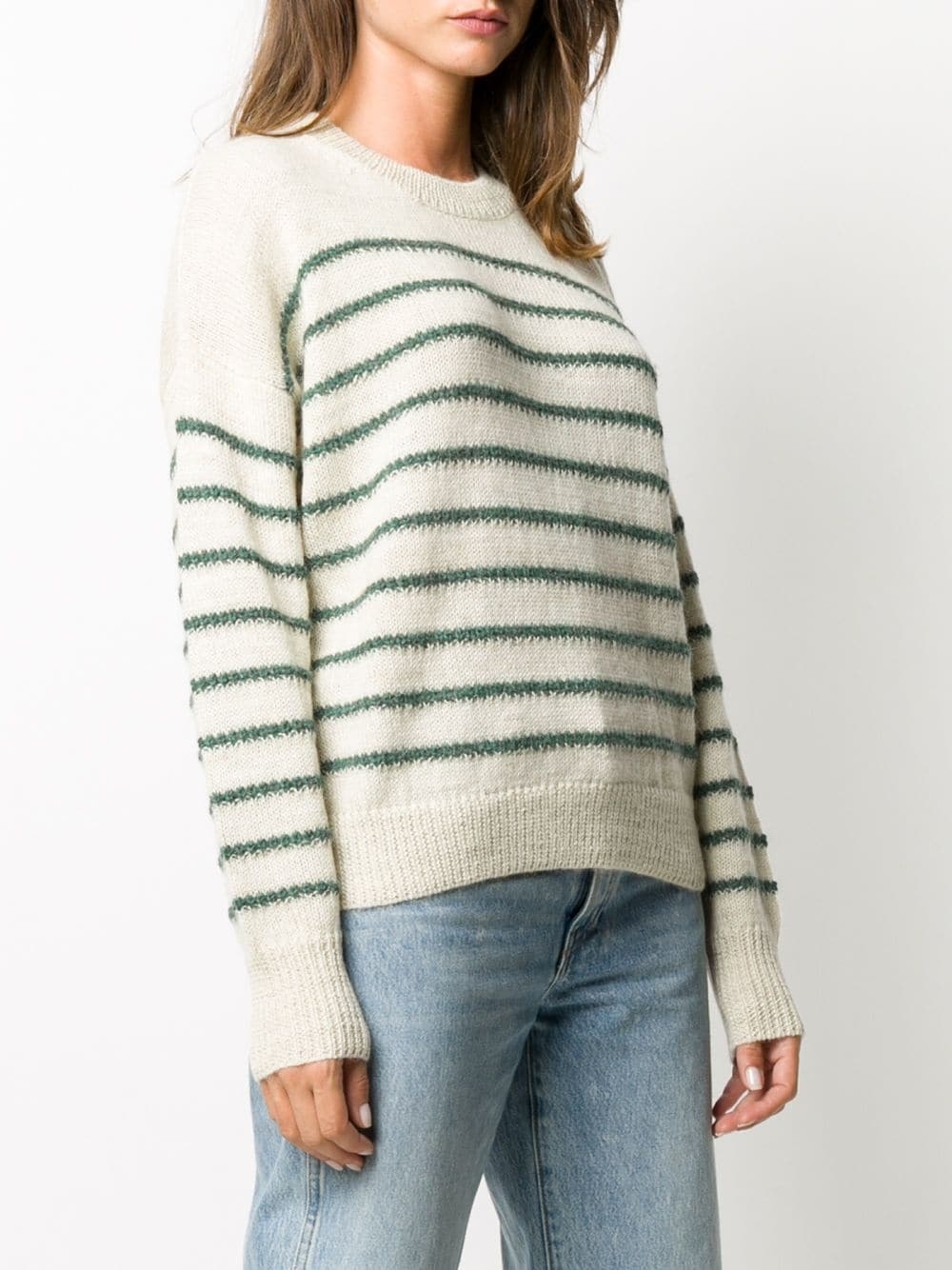 striped long-sleeve jumper - 3