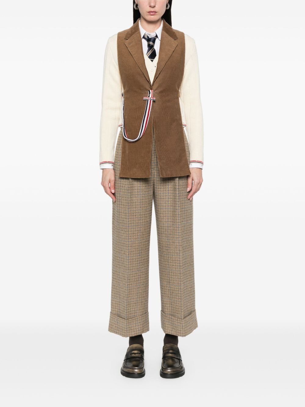 Ginclub check waistcoat and blazer set - 6