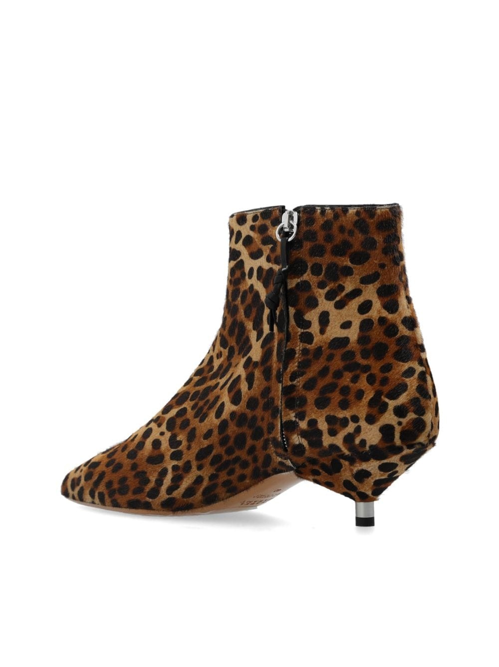 50mm leopard-print ankle boots - 5